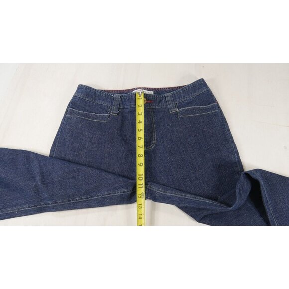 Tommy Hilfiger Blue Denim Jeans Trousers Straight Leg Womens Size 14 - Picture 8 of 10